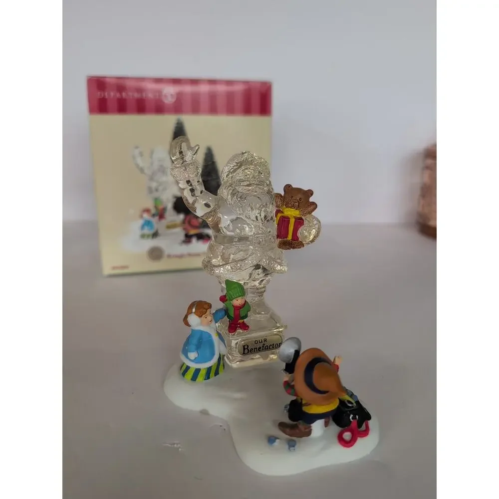 Dept 56 Kringle Street Town‎ Santa Ice Sculpture 56869 North Pole Retired 2004